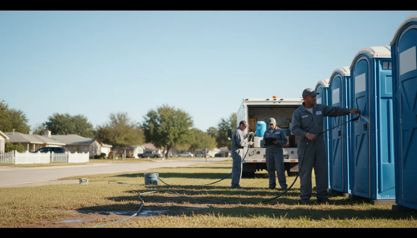 Long-Term Portable Toilet Rental in Tupelo, OK near me